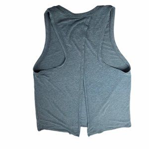 GapFit Women's Tank Top Sz XS Blue Gray Sexy Open